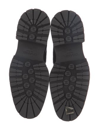 Chanel 2023 Interlocking CC Logo Chelsea Boots