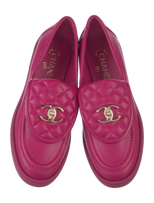 Chanel 2023 Interlocking CC Logo Loafers