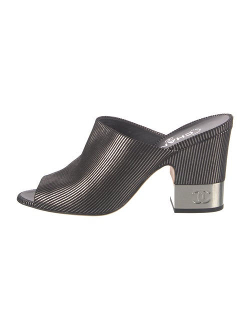 Chanel 2018 Interlocking CC Logo Mules