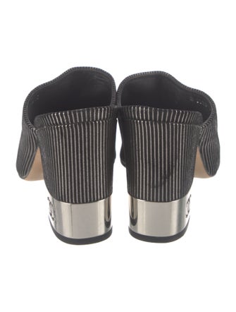 Chanel 2018 Interlocking CC Logo Mules