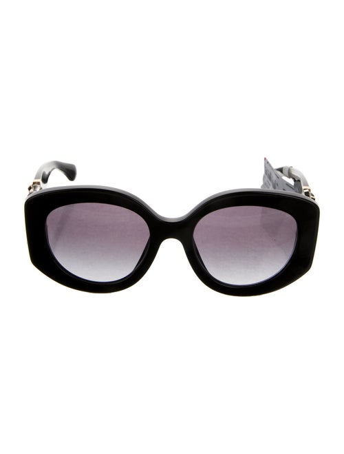 Chanel Butterfly Sunglasses Interlocking CC Logo Sunglasses