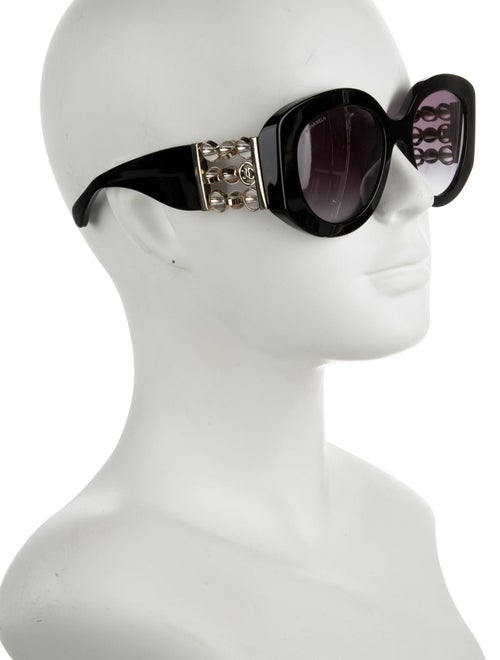 Chanel Butterfly Sunglasses Interlocking CC Logo Sunglasses