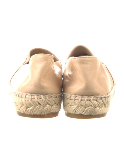 Chanel Interlocking CC Logo Lambskin Espadrilles