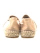 Chanel Interlocking CC Logo Lambskin Espadrilles