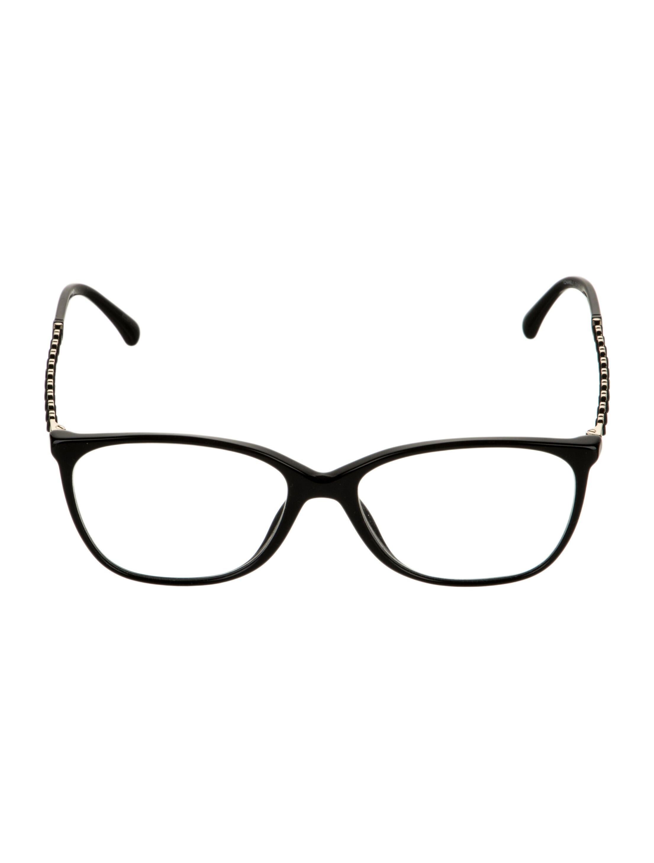 Chanel Interlocking CC Logo Square Eyeglasses