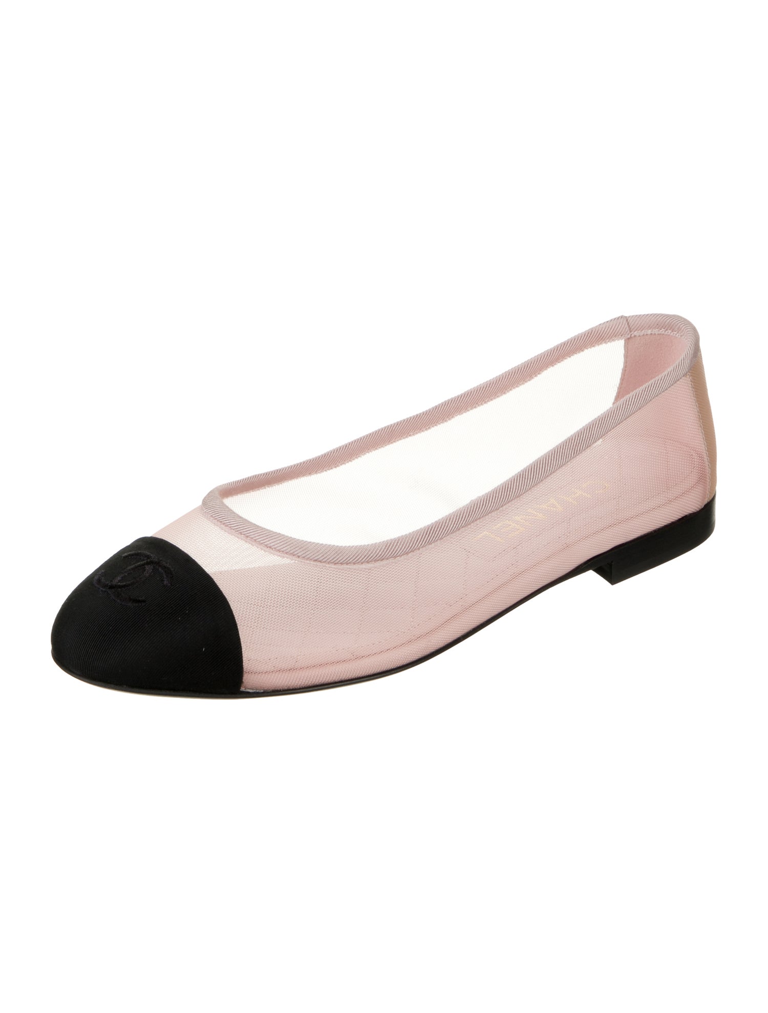 Chanel 2025 Interlocking CC Logo Ballet Flats