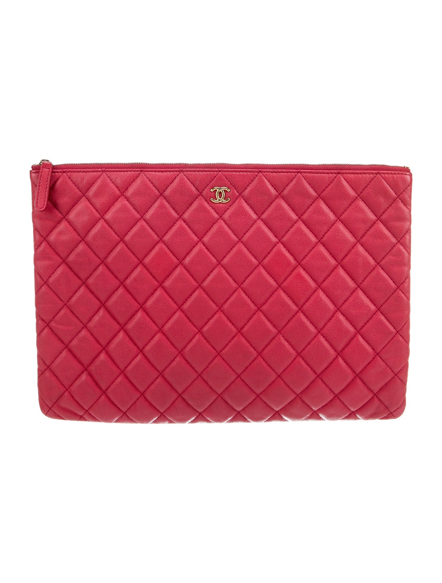 Chanel Large Quilted O-Case