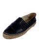 Chanel Interlocking CC Logo Lambskin Espadrilles