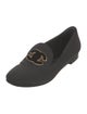 Chanel Interlocking CC Logo Canvas Loafers
