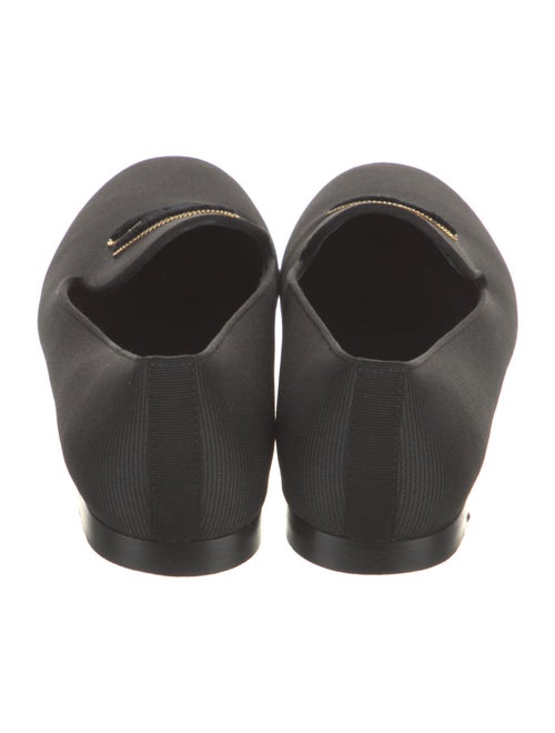 Chanel Interlocking CC Logo Canvas Loafers