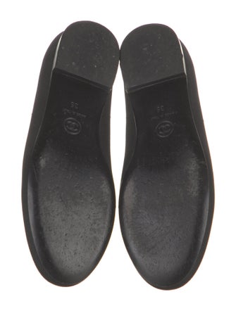 Chanel Interlocking CC Logo Canvas Loafers