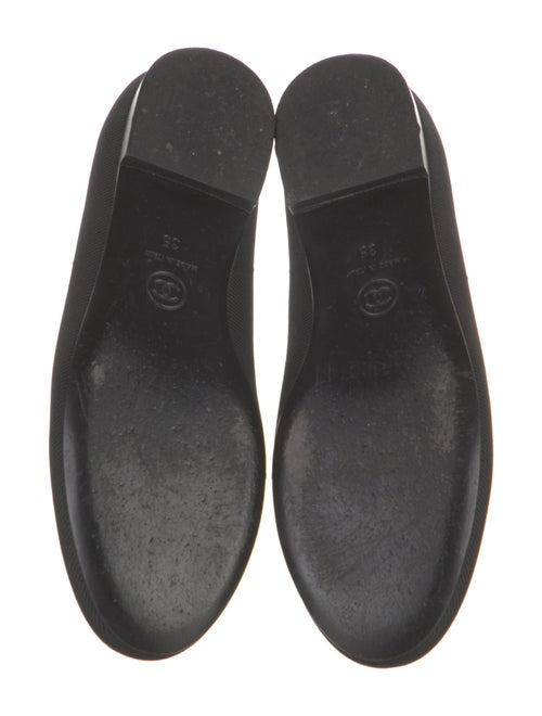 Chanel Interlocking CC Logo Canvas Loafers