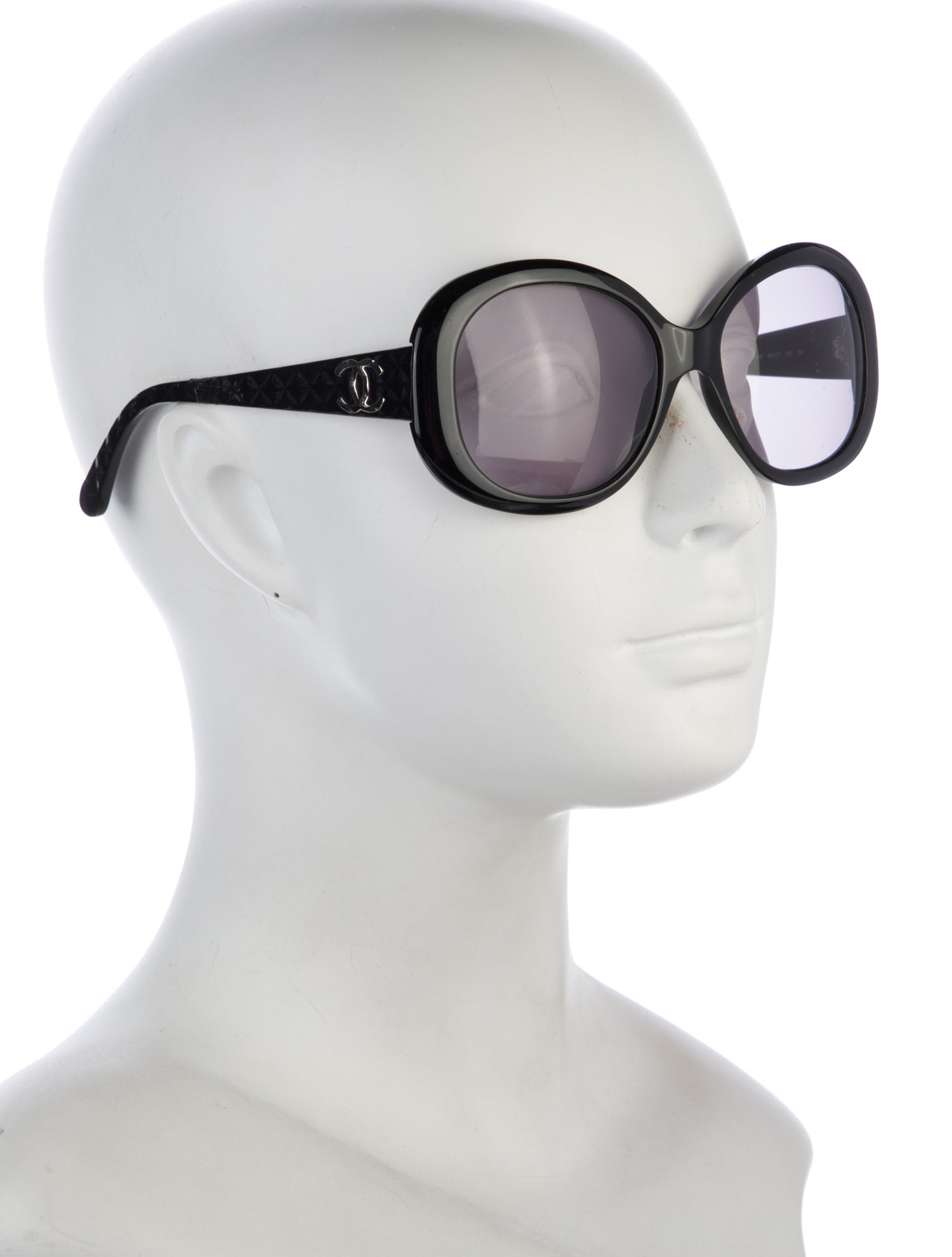 Chanel Interlocking CC Logo Oversize Sunglasses