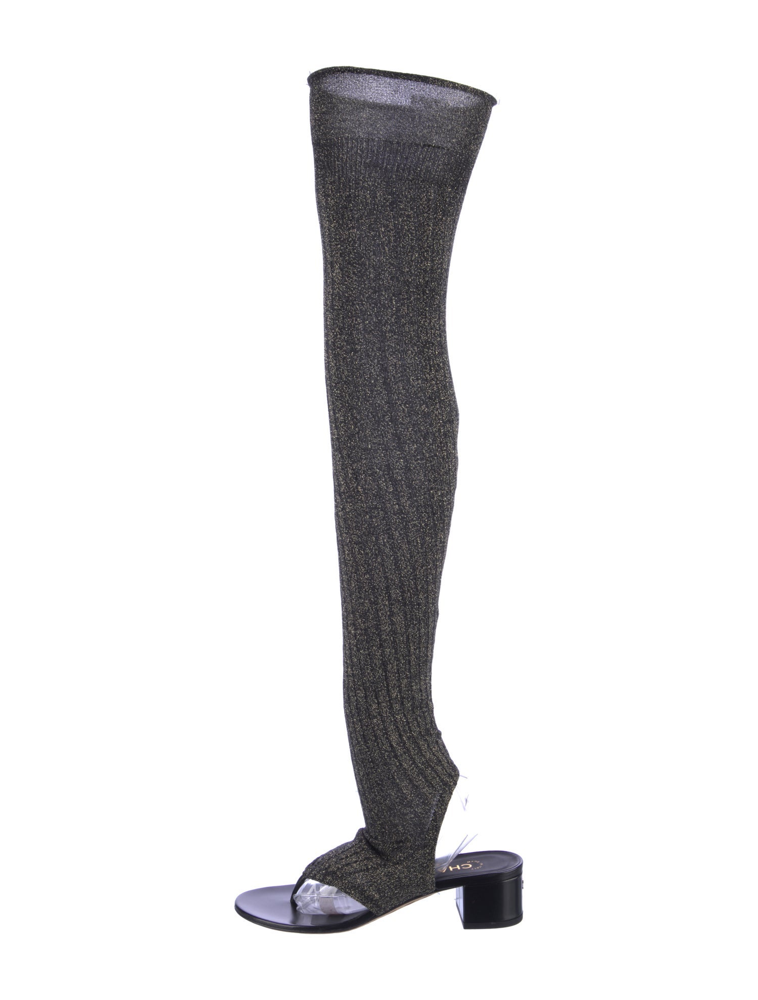 Chanel 2015 Interlocking CC Logo Gladiator Sandals