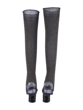 Chanel 2015 Interlocking CC Logo Gladiator Sandals