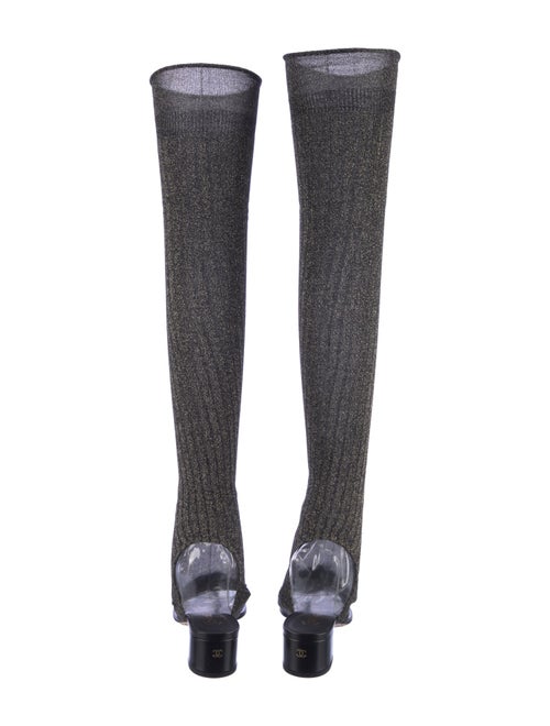 Chanel 2015 Interlocking CC Logo Gladiator Sandals