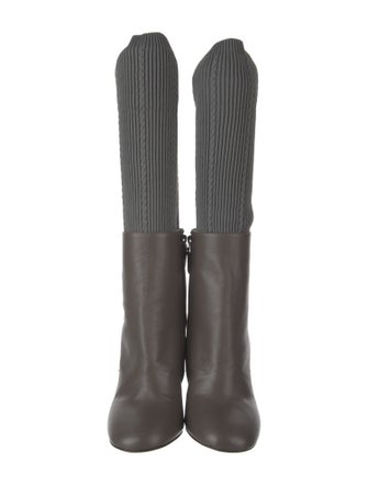 Chanel 2016 Interlocking CC Logo Sock Boots