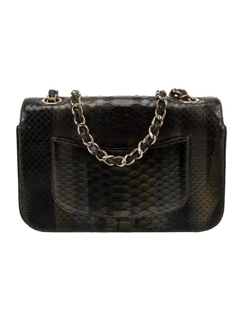 Chanel Python Rectangular Mini Flap Bag
