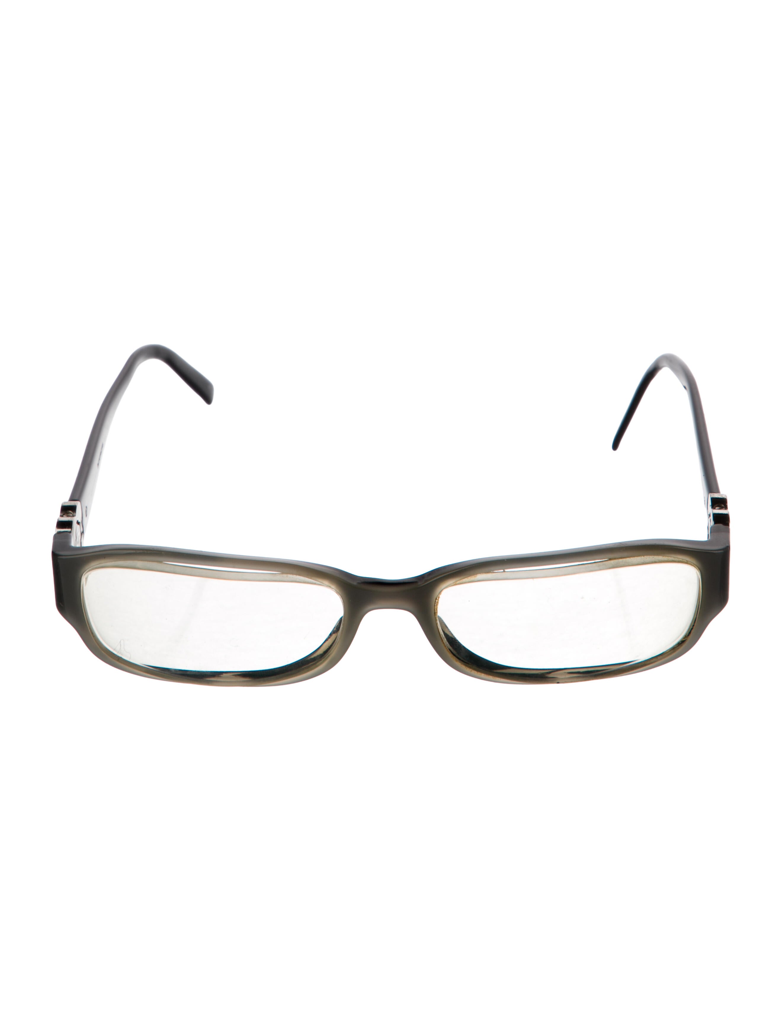 Chanel Interlocking CC Logo Square Eyeglasses