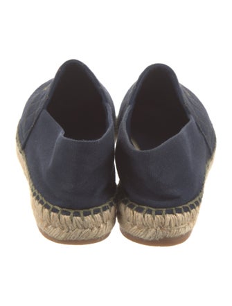 Chanel Interlocking CC Logo Canvas Espadrilles