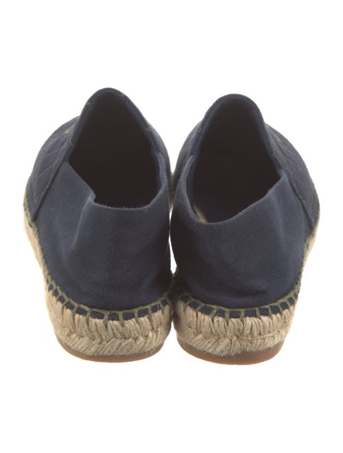 Chanel Interlocking CC Logo Canvas Espadrilles