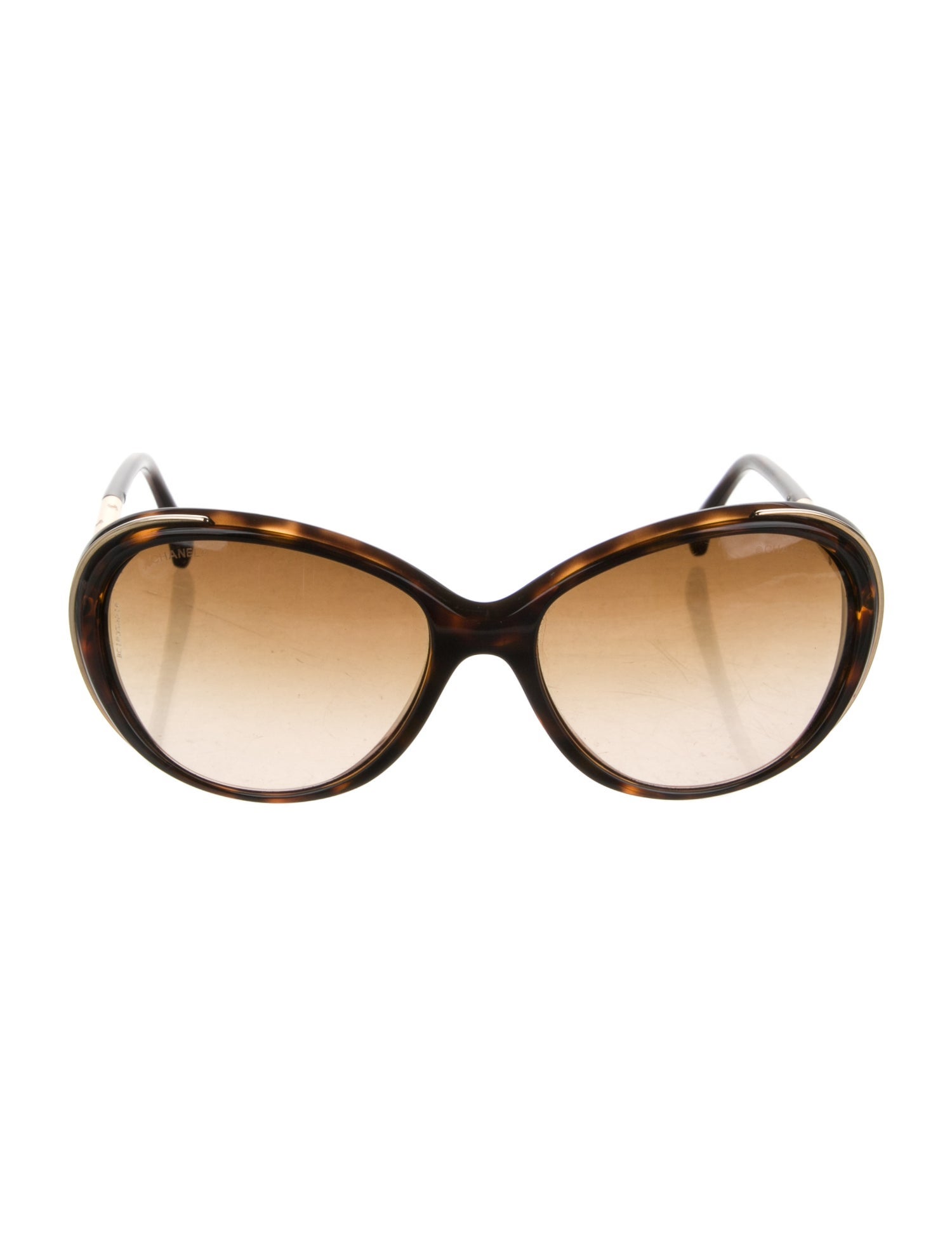 Chanel Interlocking CC Logo Cat-Eye Sunglasses