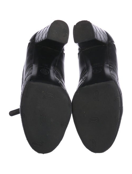 Chanel Interlocking CC Logo Leather Boots