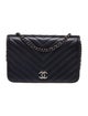 Chanel Chevron Studded Wallet On Chain