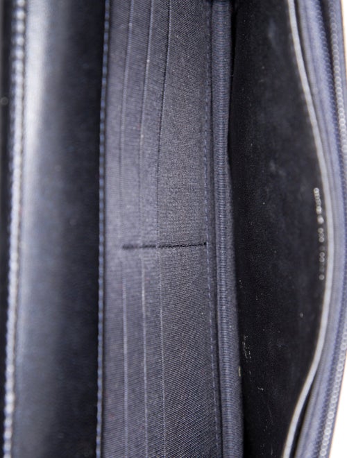 Chanel Chevron Studded Wallet On Chain