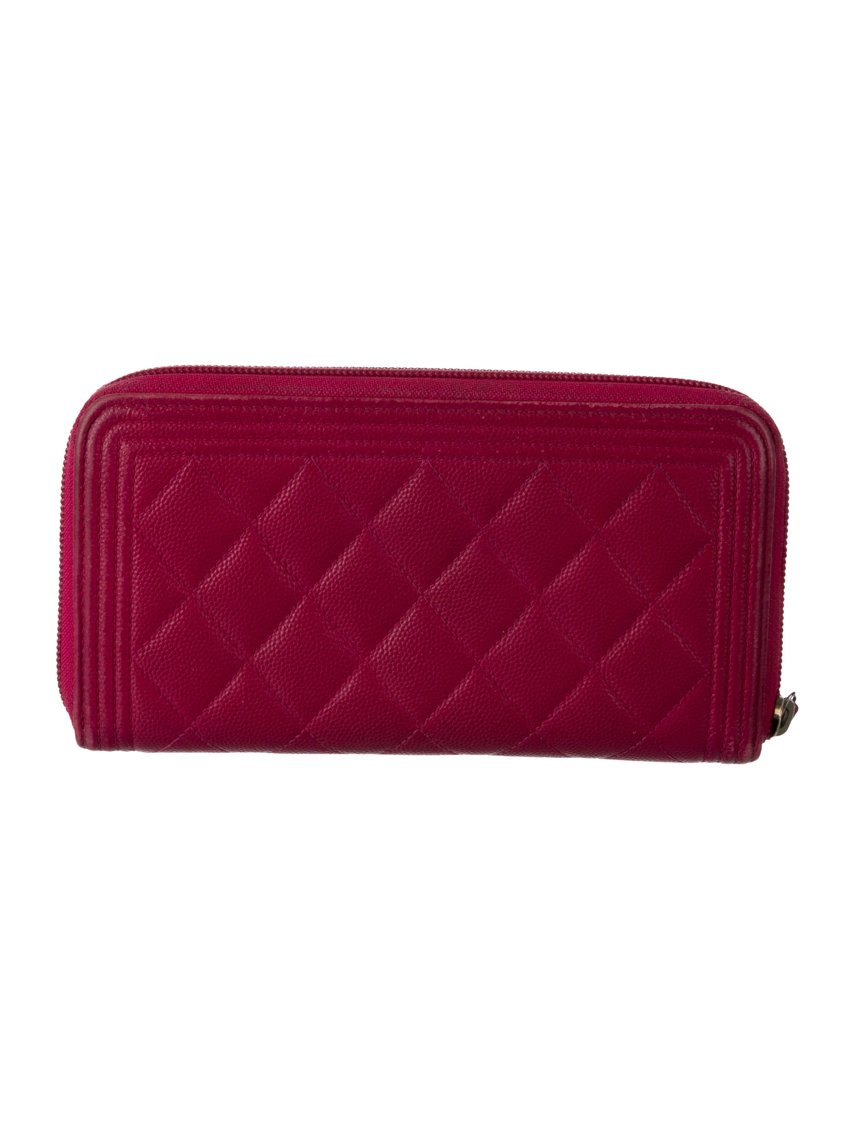 Chanel 2015-2016 Boy Zip Around Continental Wallet