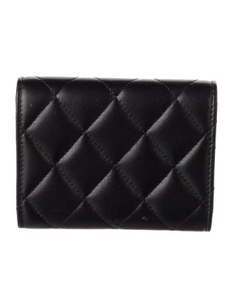 Chanel 2024 Interlocking CC Logo Compact Wallet