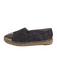 Chanel Interlocking CC Logo Tweed Espadrilles