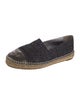 Chanel Interlocking CC Logo Tweed Espadrilles