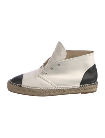 Chanel 2015 Interlocking CC Logo Espadrilles