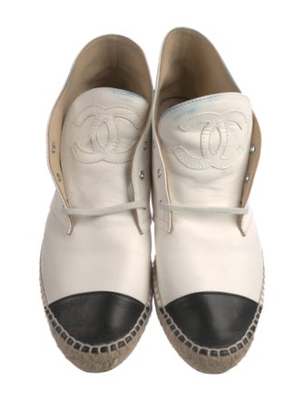 Chanel 2015 Interlocking CC Logo Espadrilles