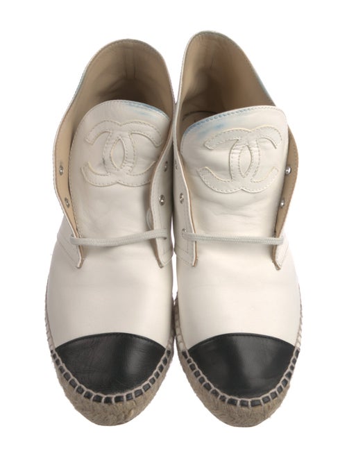 Chanel 2015 Interlocking CC Logo Espadrilles