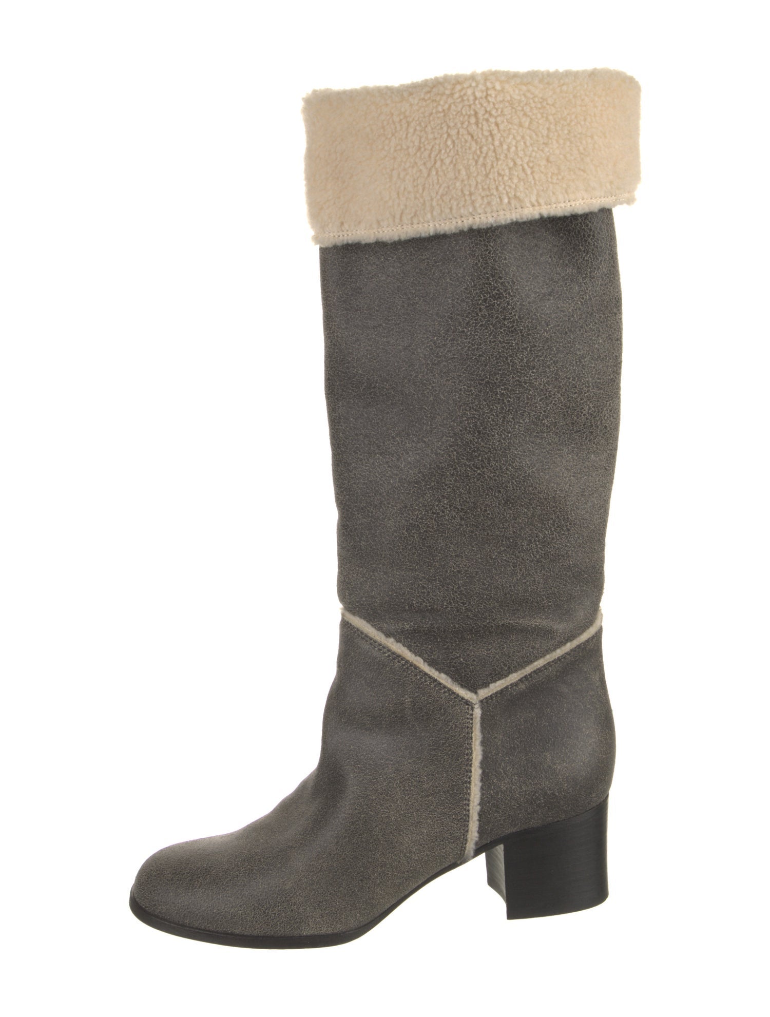 Chanel 2012 Interlocking CC Logo Riding Boots