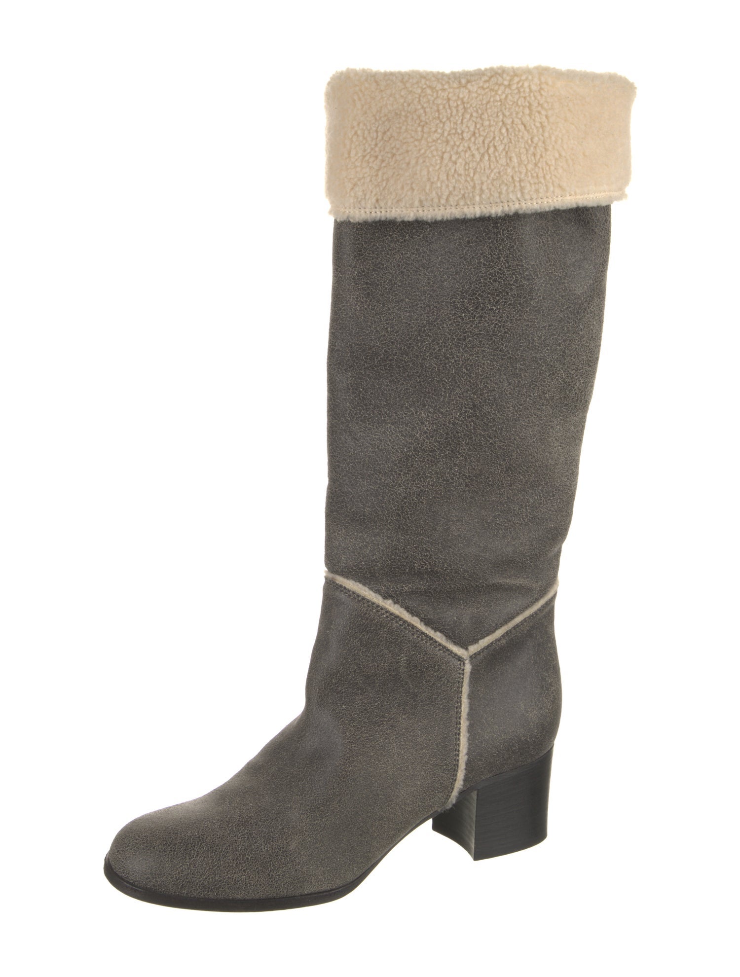 Chanel 2012 Interlocking CC Logo Riding Boots