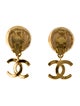 Chanel Faux Pearl CC Drop Clip-On Earrings