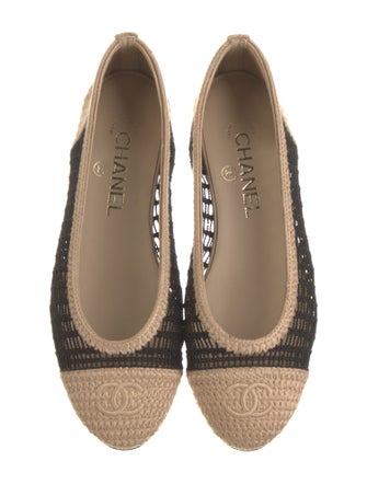 Chanel Interlocking CC Logo Flats