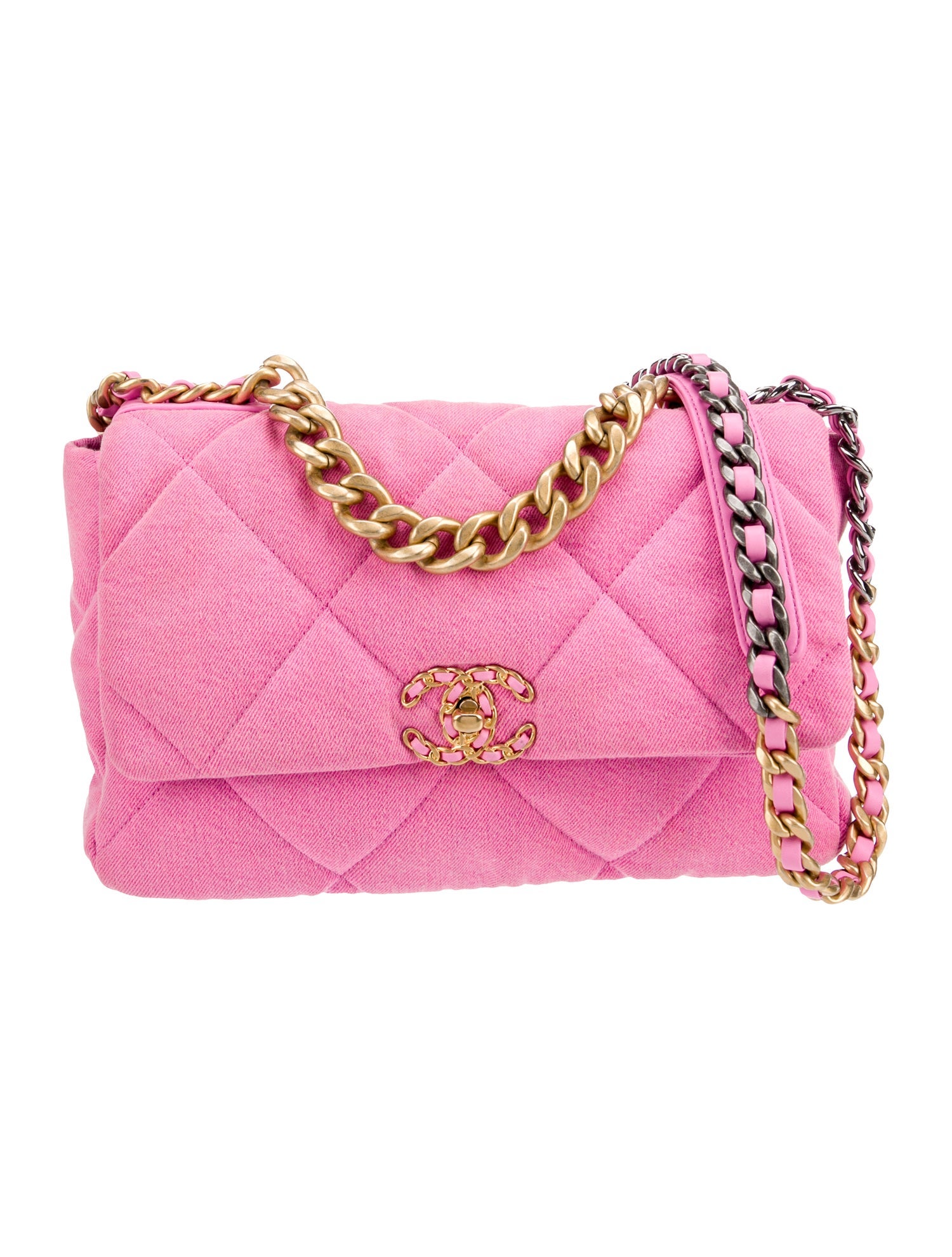 Chanel Large Denim 19 Flap Bag