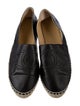 Chanel Interlocking CC Logo Lambskin Espadrilles