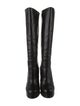 Chanel Interlocking CC Logo Leather Boots
