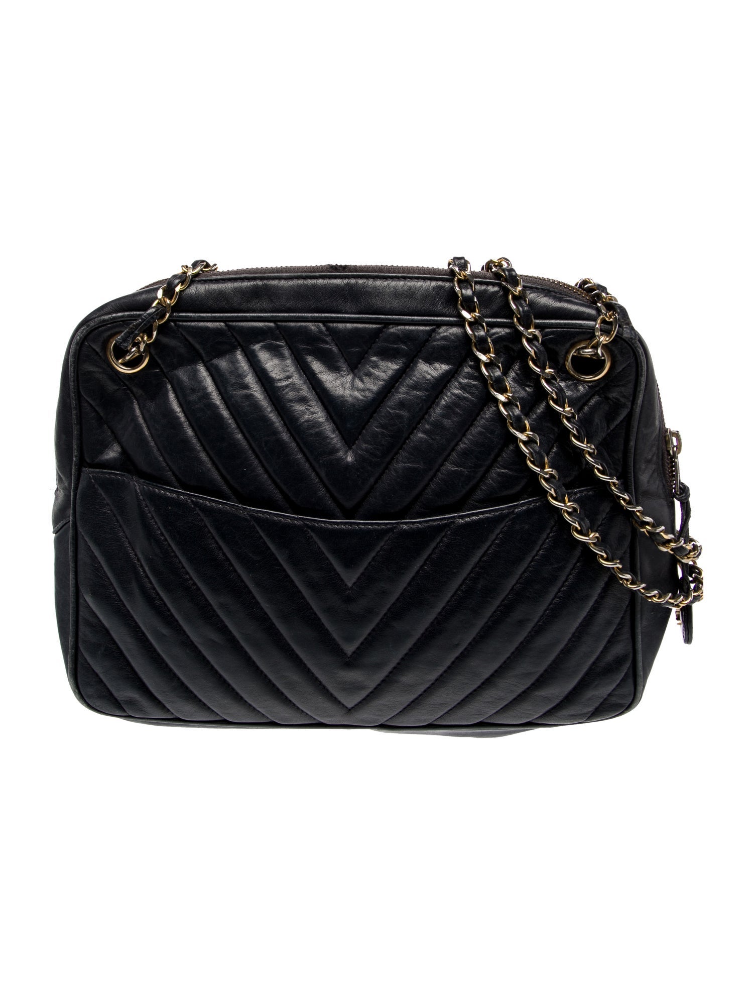 Chanel Chevron Camera Bag