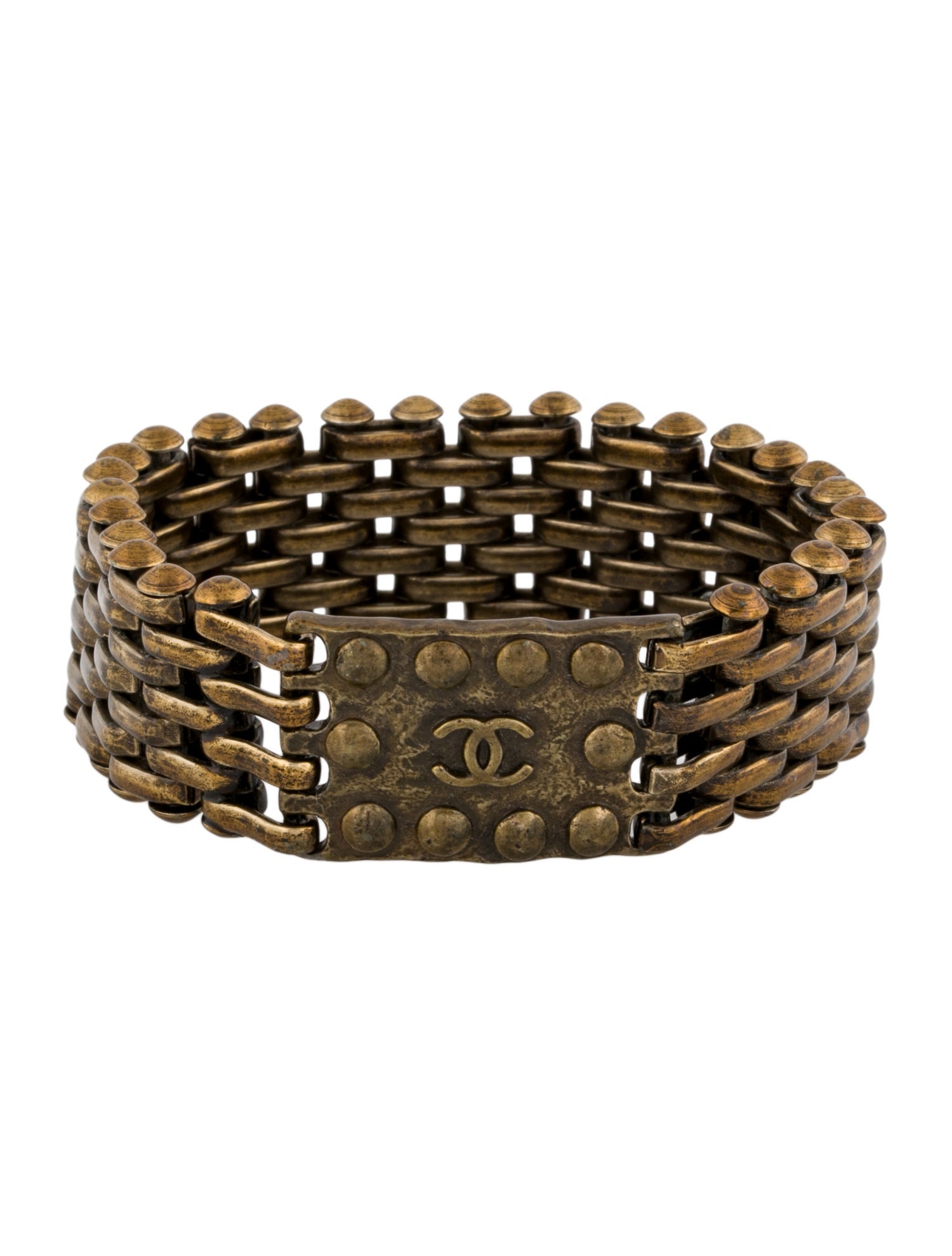 Chanel Vintage CC Link Bracelet