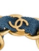 Chanel 2020 Denim CC Wrap Link Bracelet
