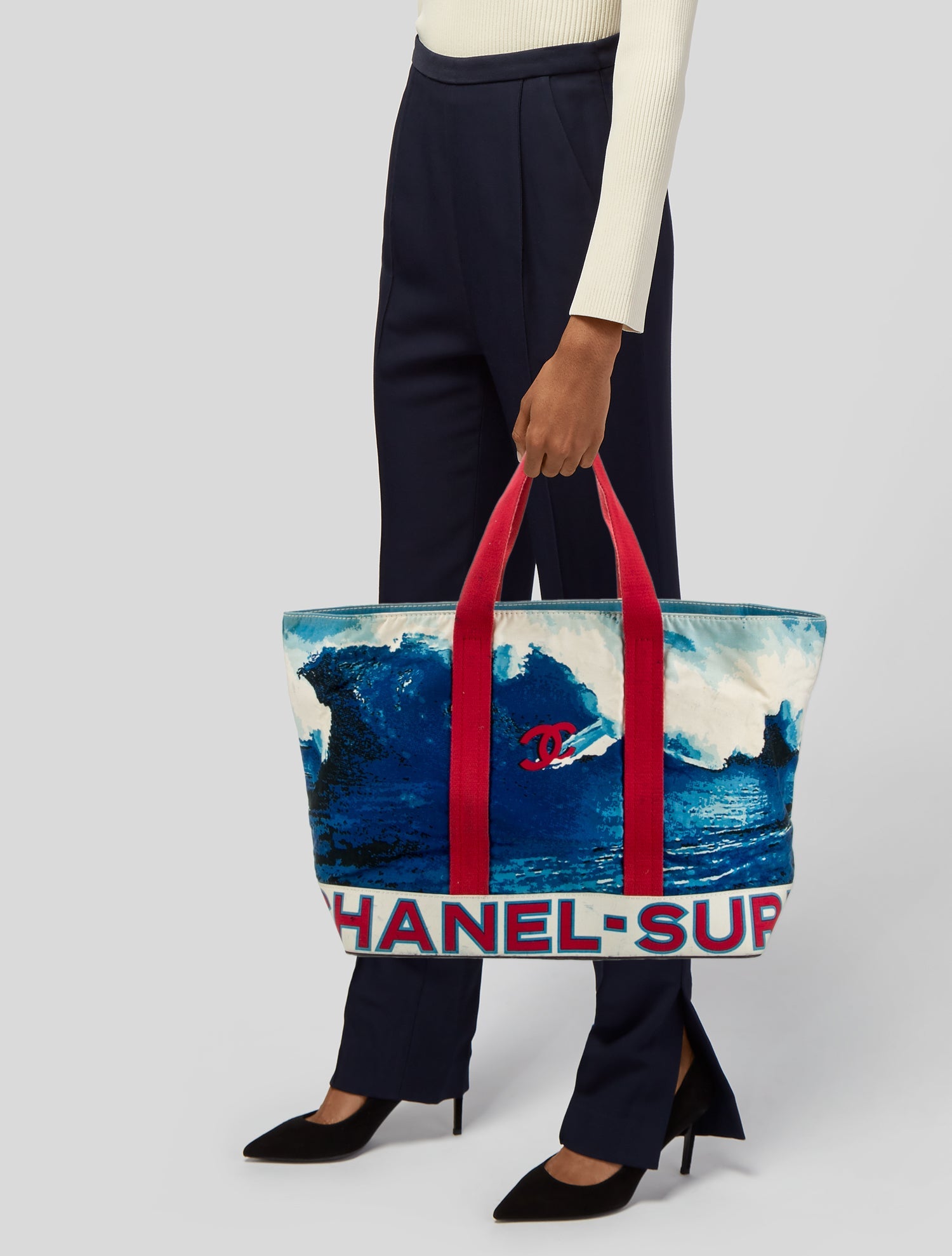 Chanel CC Surf Beach Tote