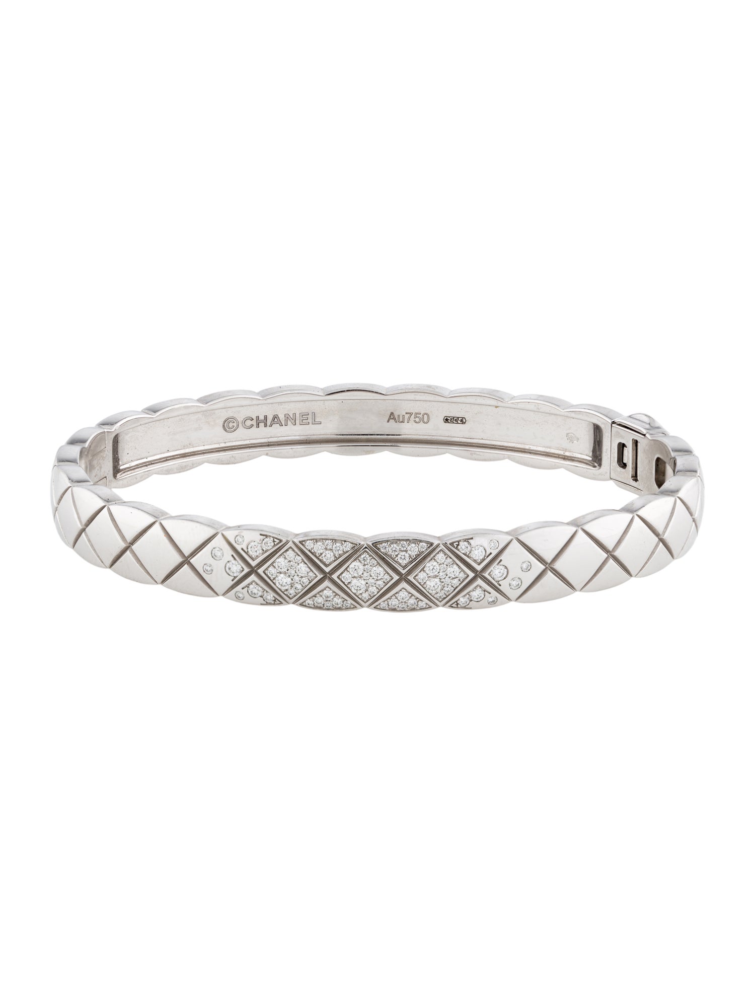 Chanel 18K Diamond Coco Crush Bracelet