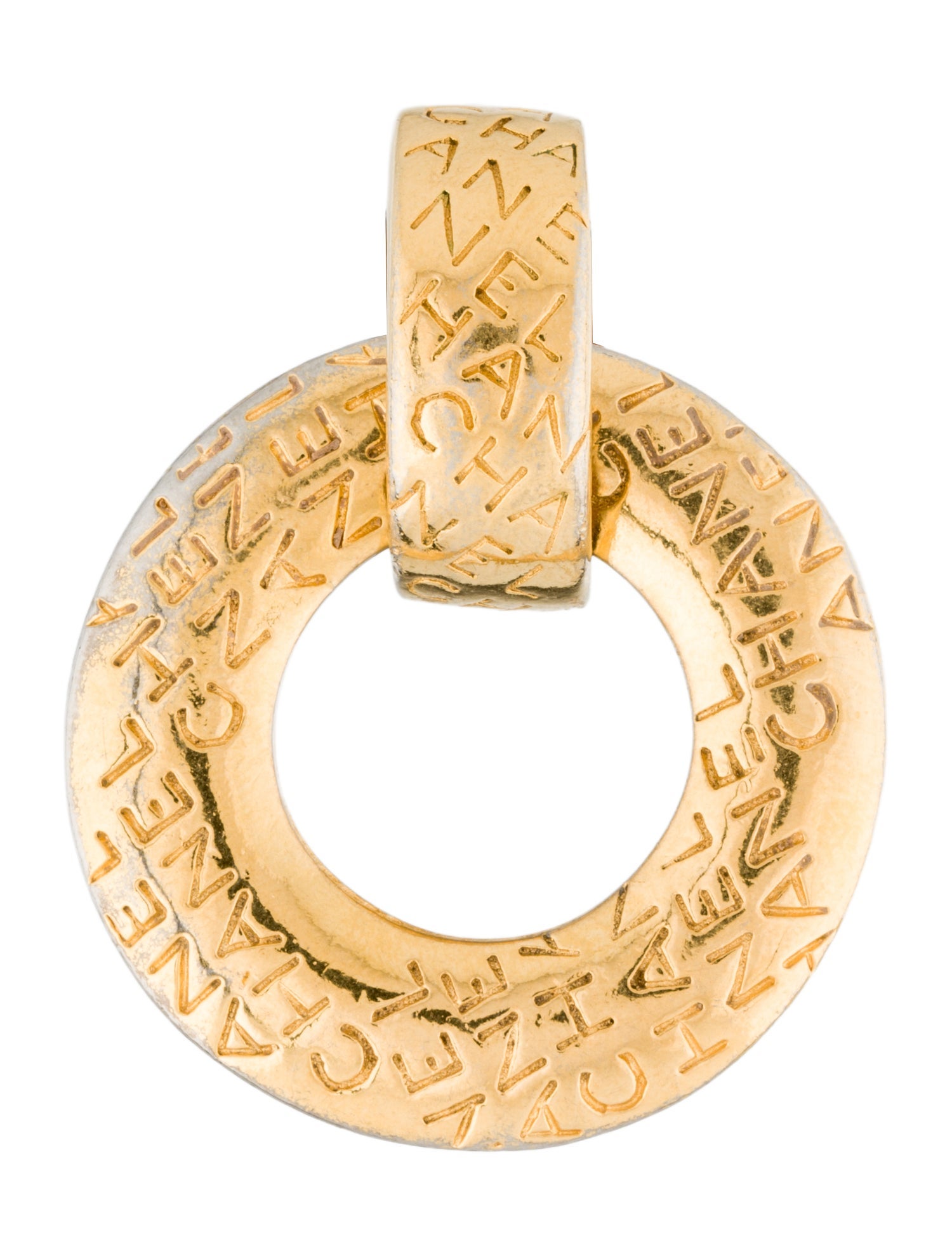 Chanel Vintage Doorknocker Single Clip-On Earring