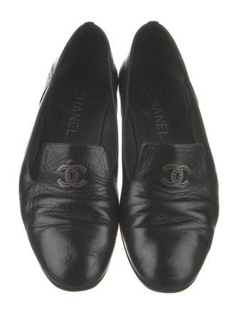 Chanel 2015 Interlocking CC Logo Loafers